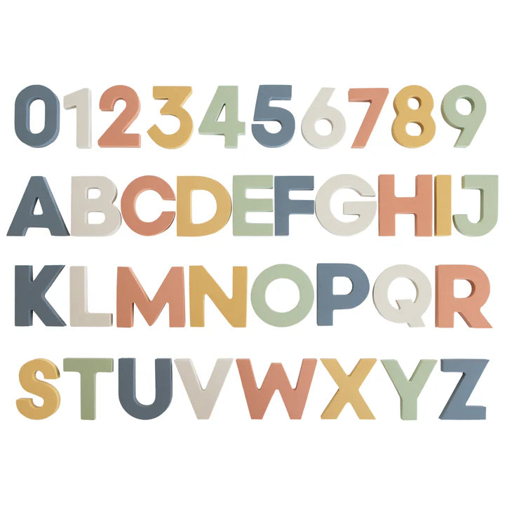 letters & numbers bath play set