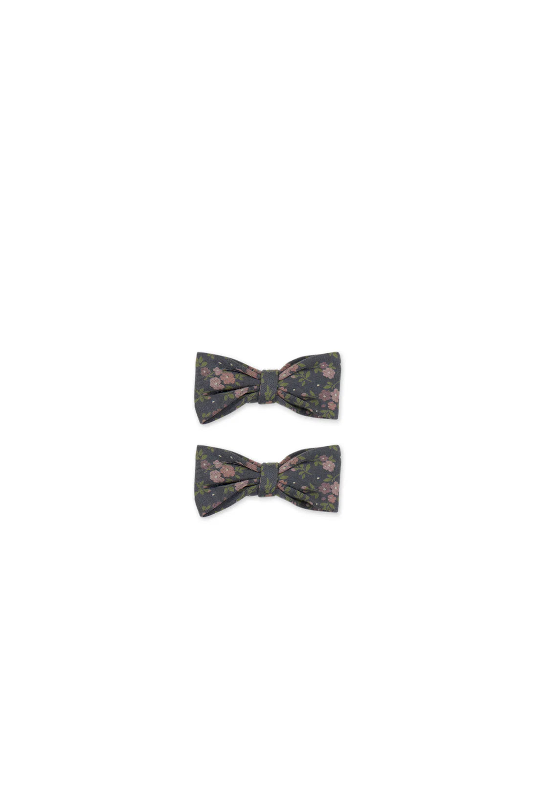 Organic Cotton Noelle Bow - Rosalie Floral Lava