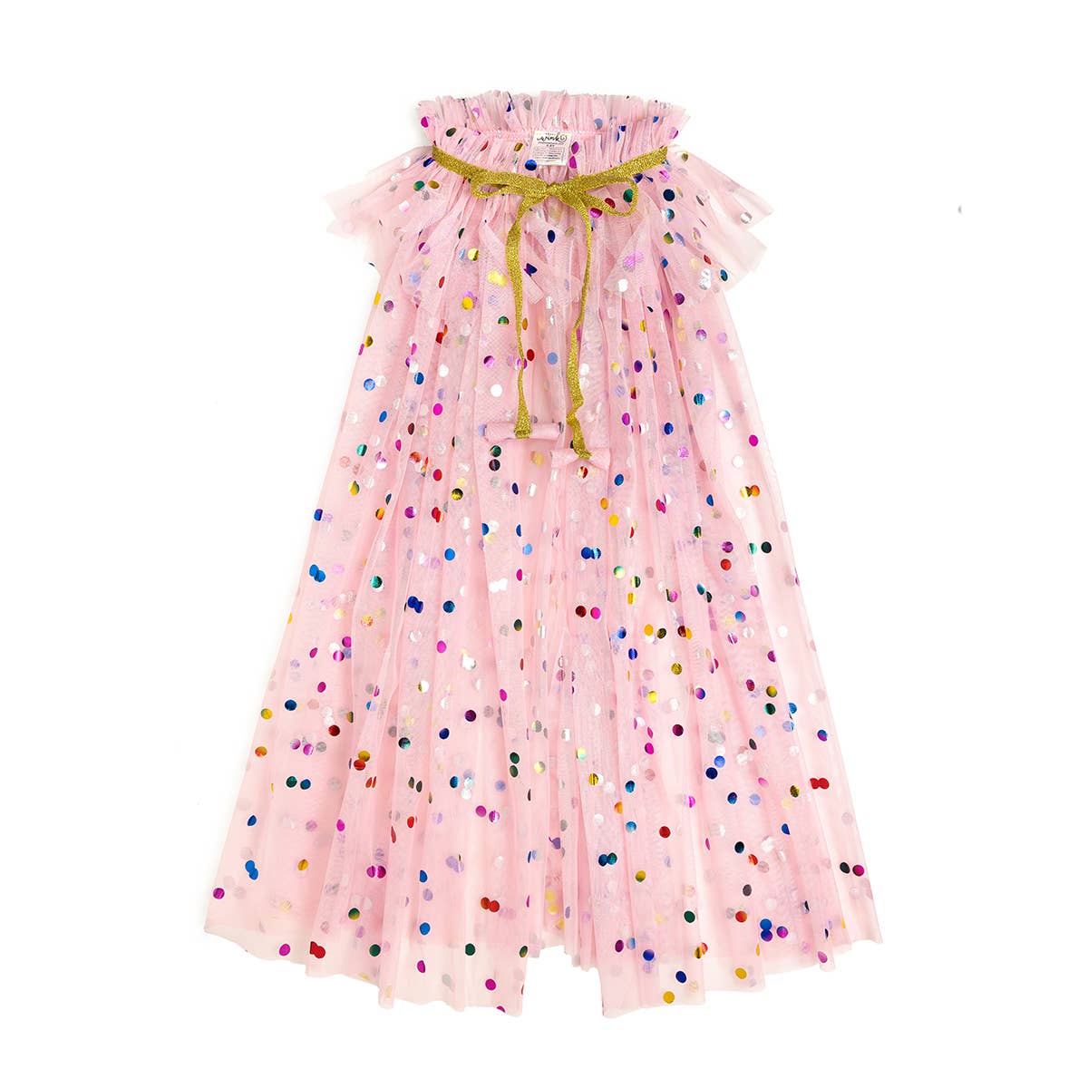 pink confetti cape