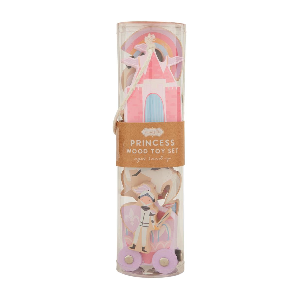 wood princess toy set