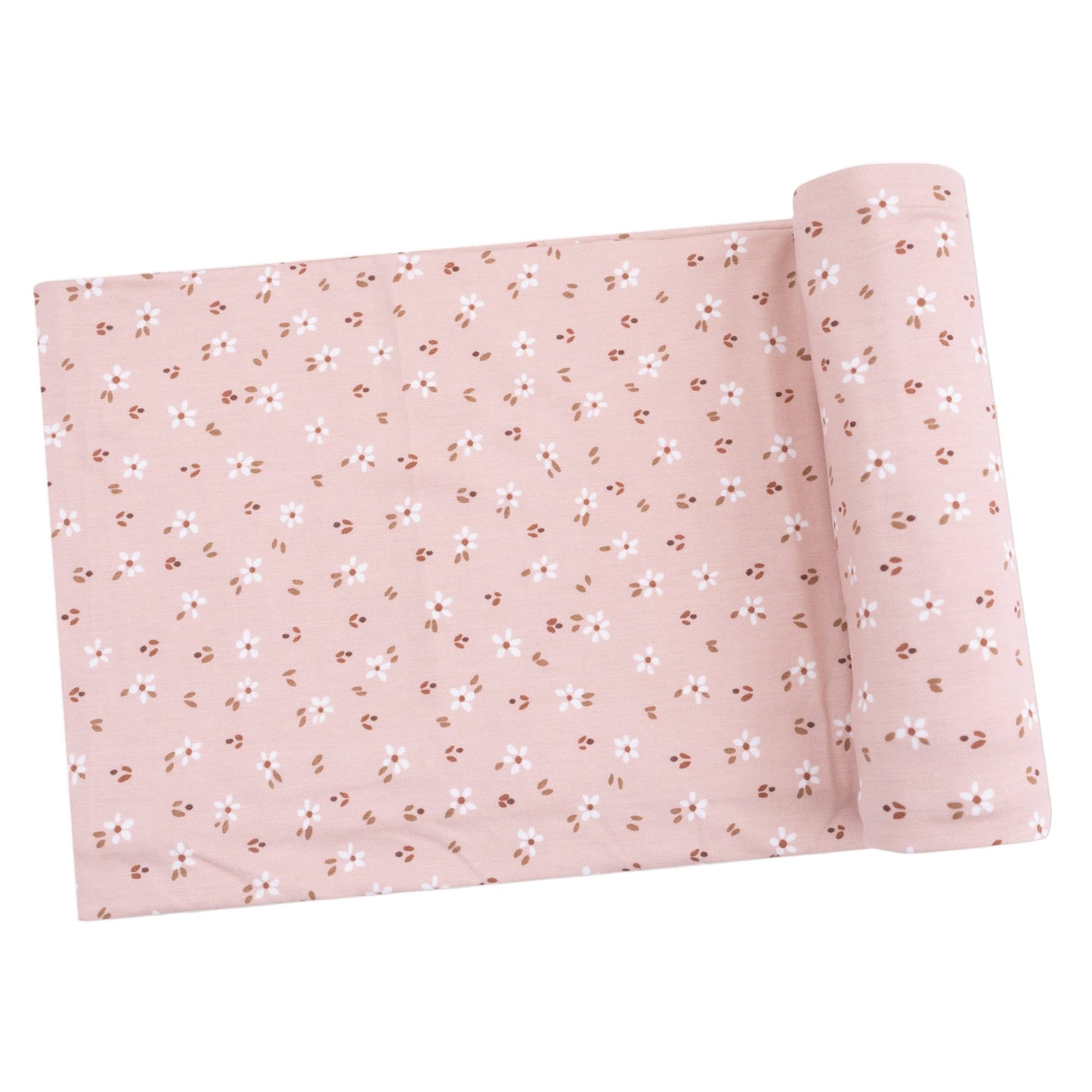 carrie floral pink - swaddle blanket