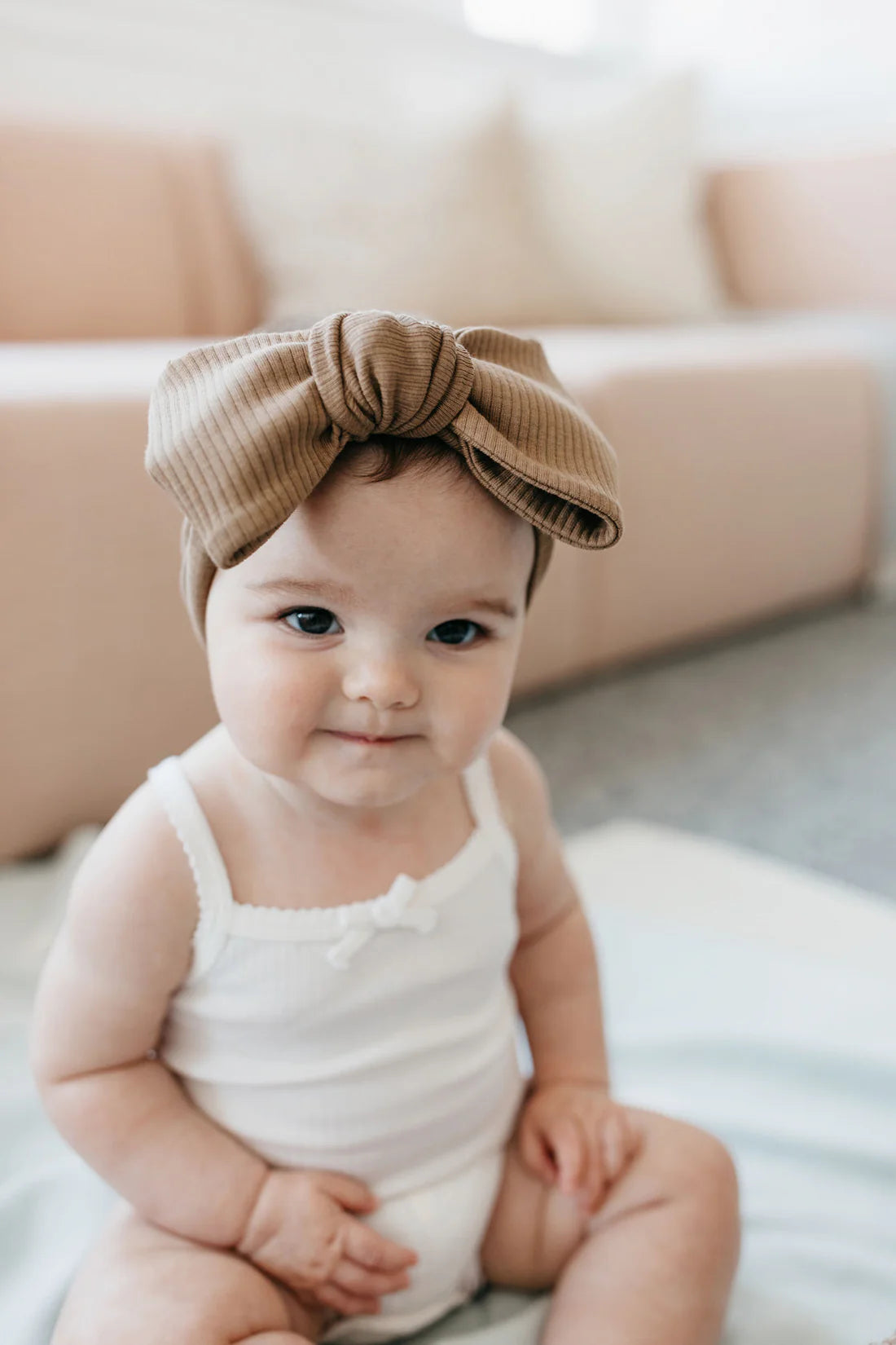 Organic Cotton Modal Headband - Crème Caramel