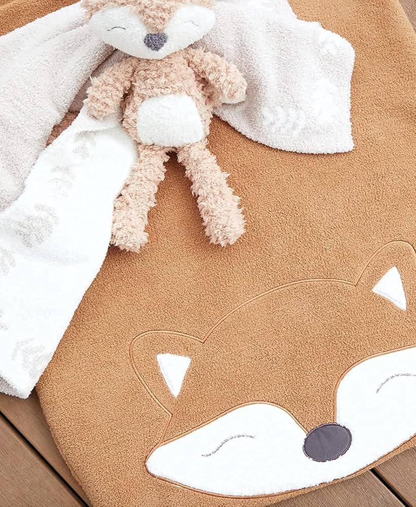 Cozy Chic Fox Infant Playmat Tan