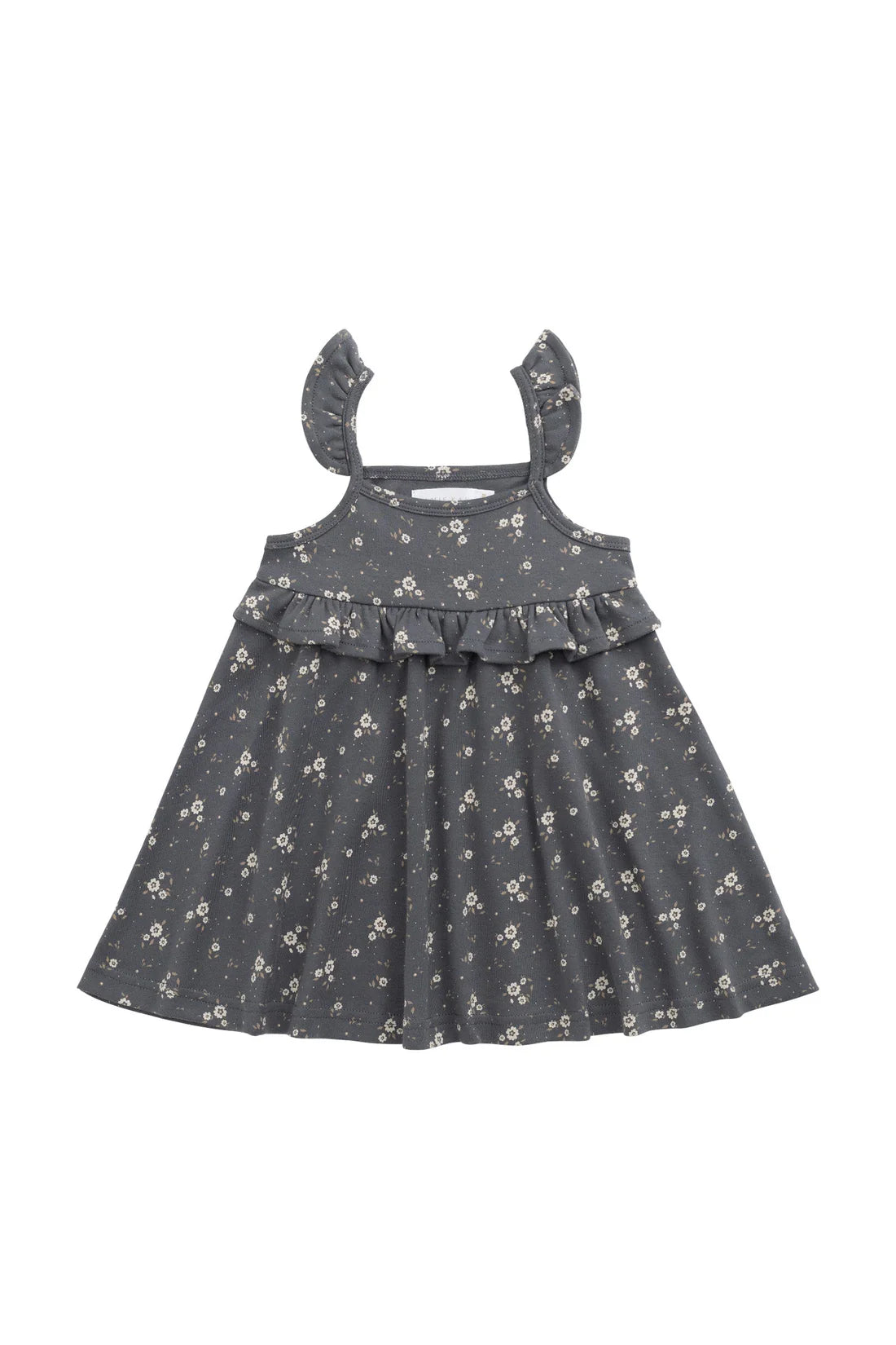 organic cotton molly dress - lulu bloom lava