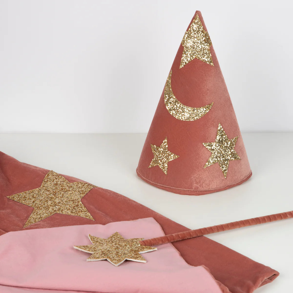 pink velvet wizard costume