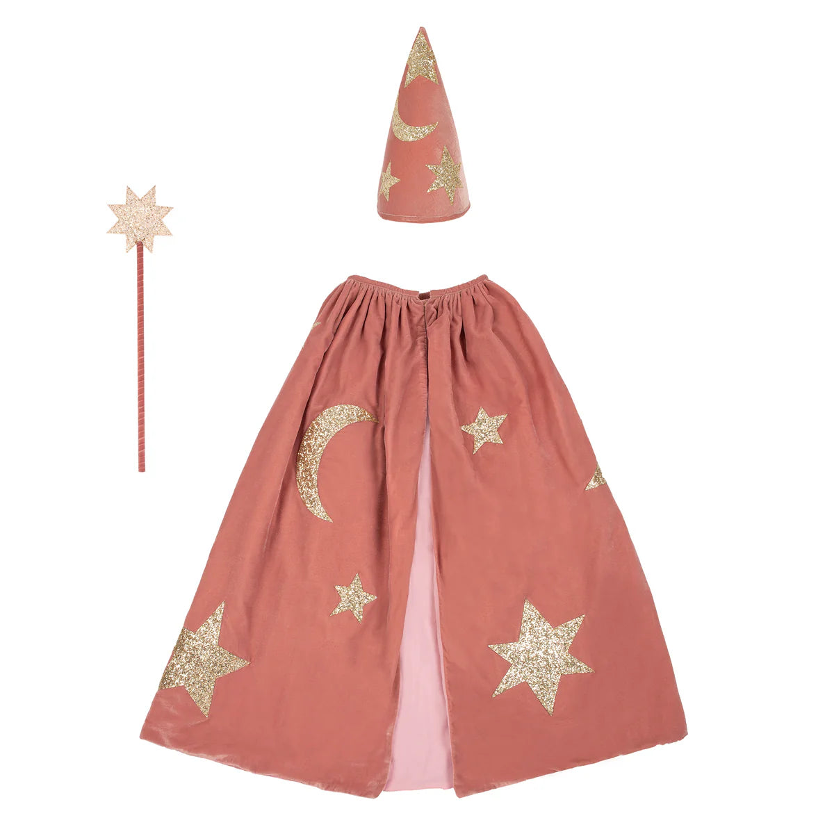 pink velvet wizard costume