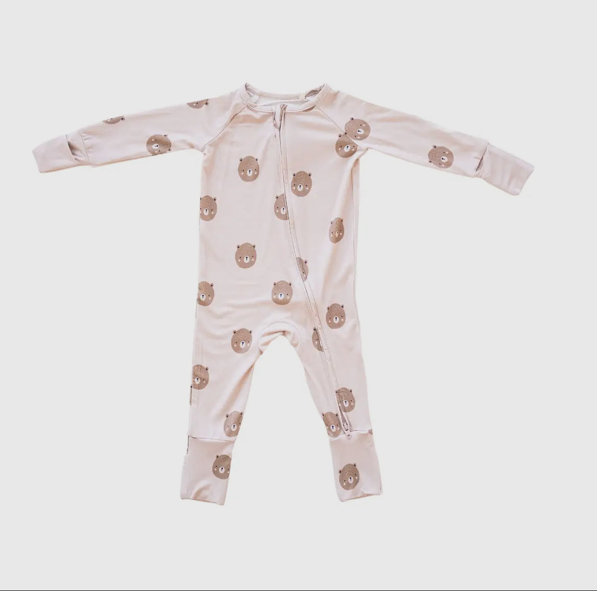 Teddy Bamboo 2-Way Convertible Zip Romper