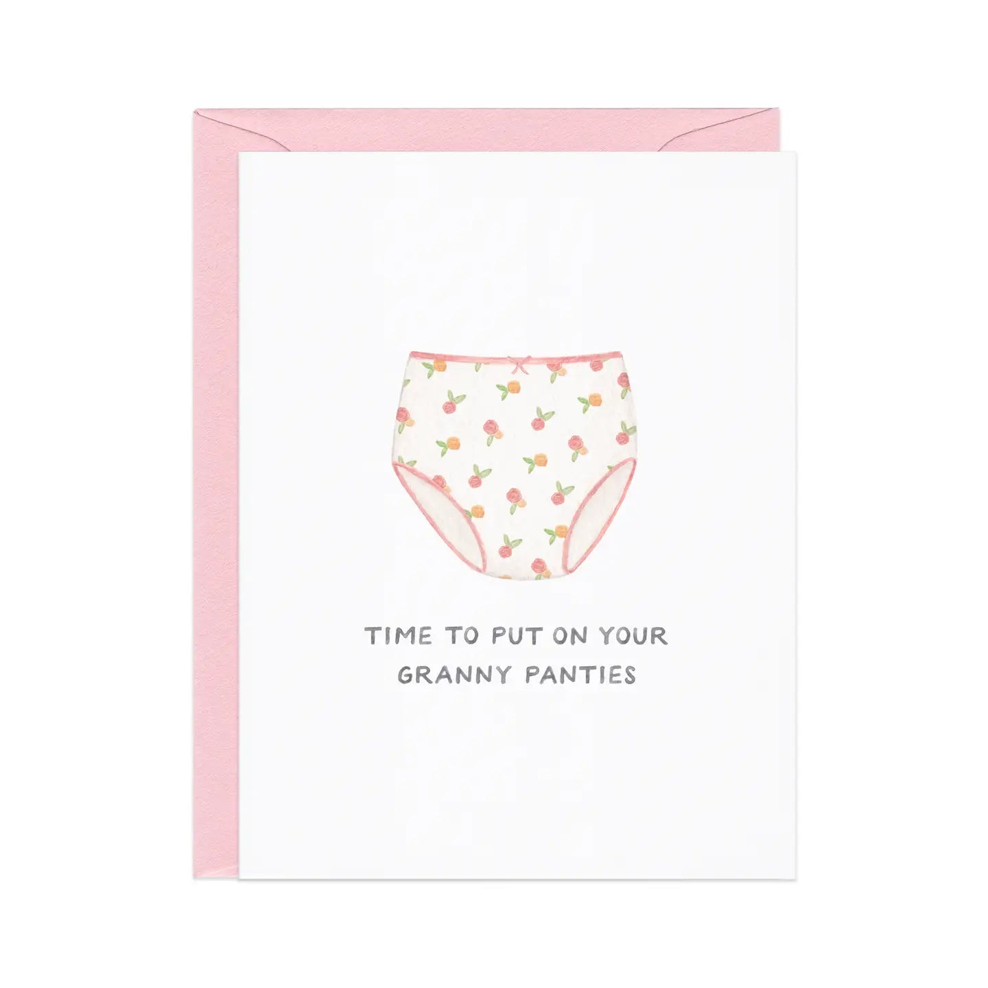 Granny Panties — Funny New Grandma Congrats Card