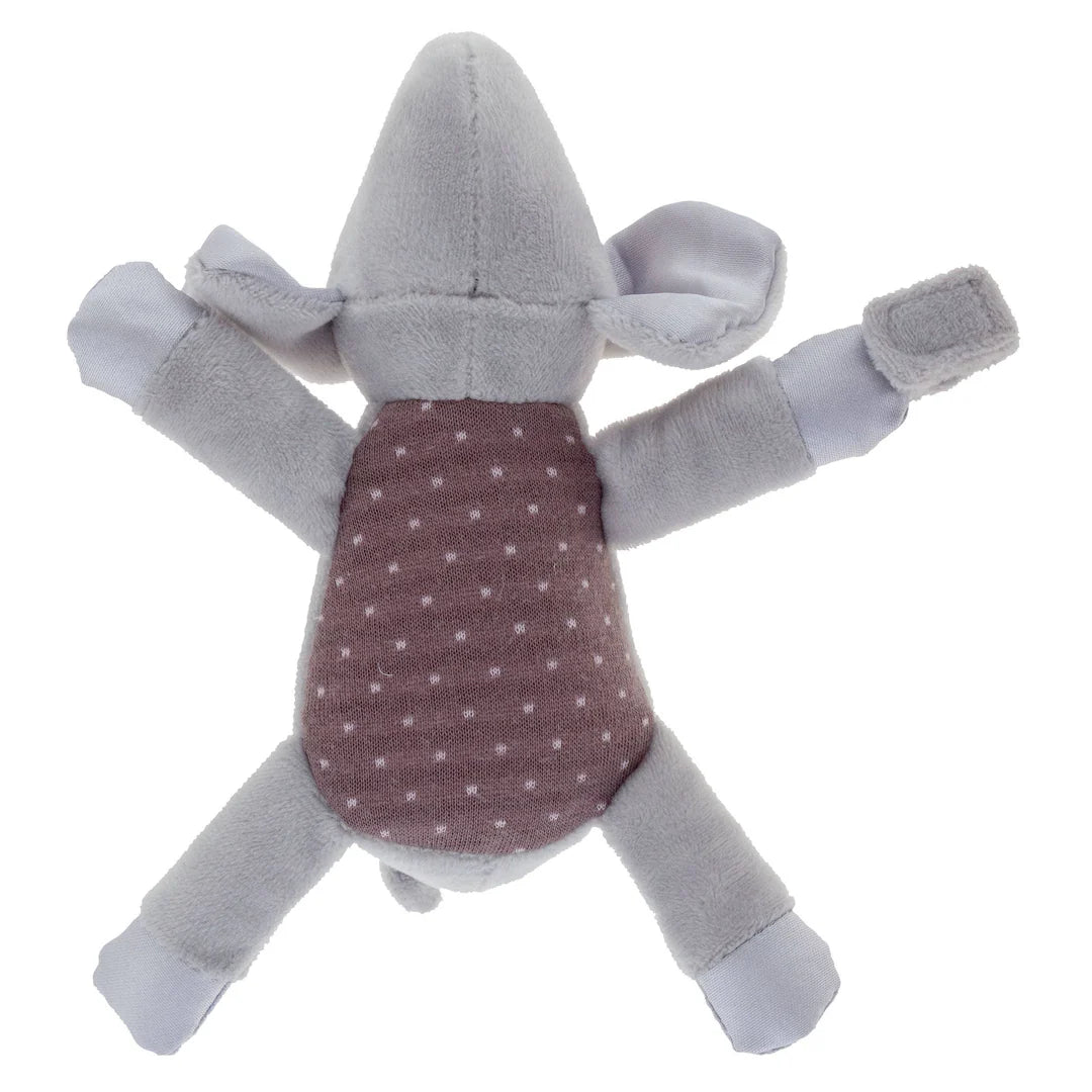 pacifier plush - elephant