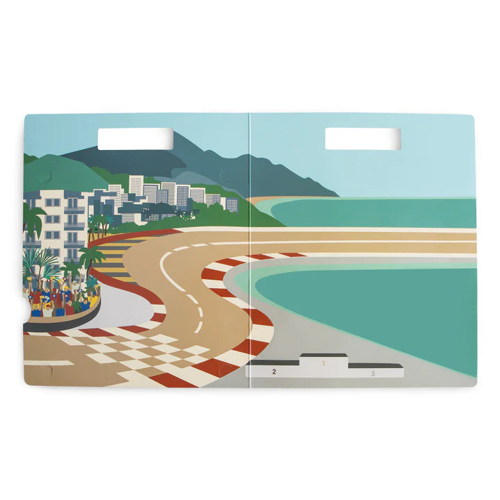 reusable stickers - race car