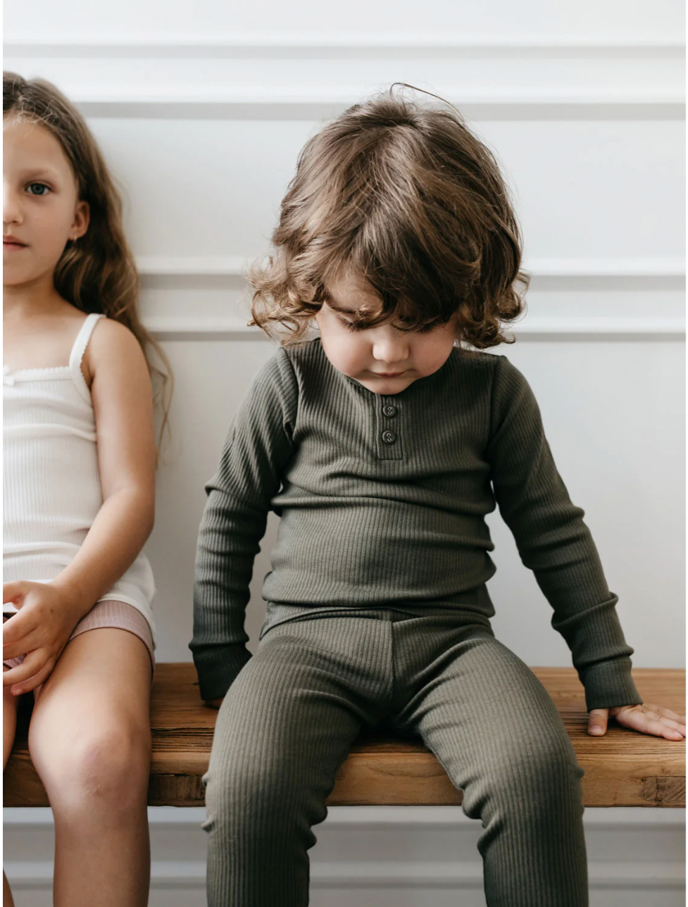 organic cotton modal elastane legging