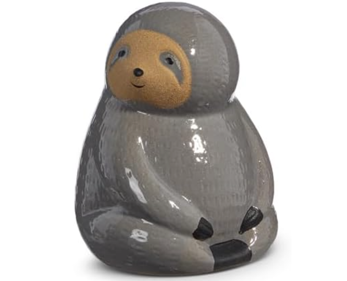 ceramic sloth piggy bank