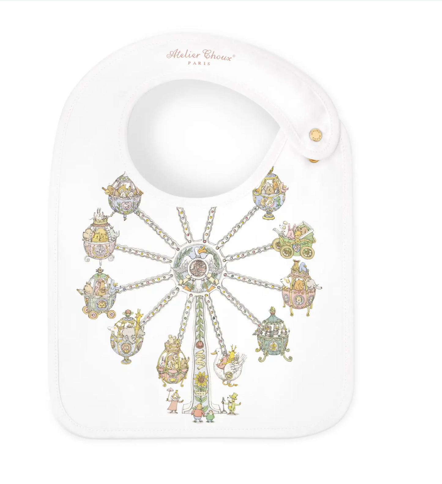 Satin bib – Ferris Wheel