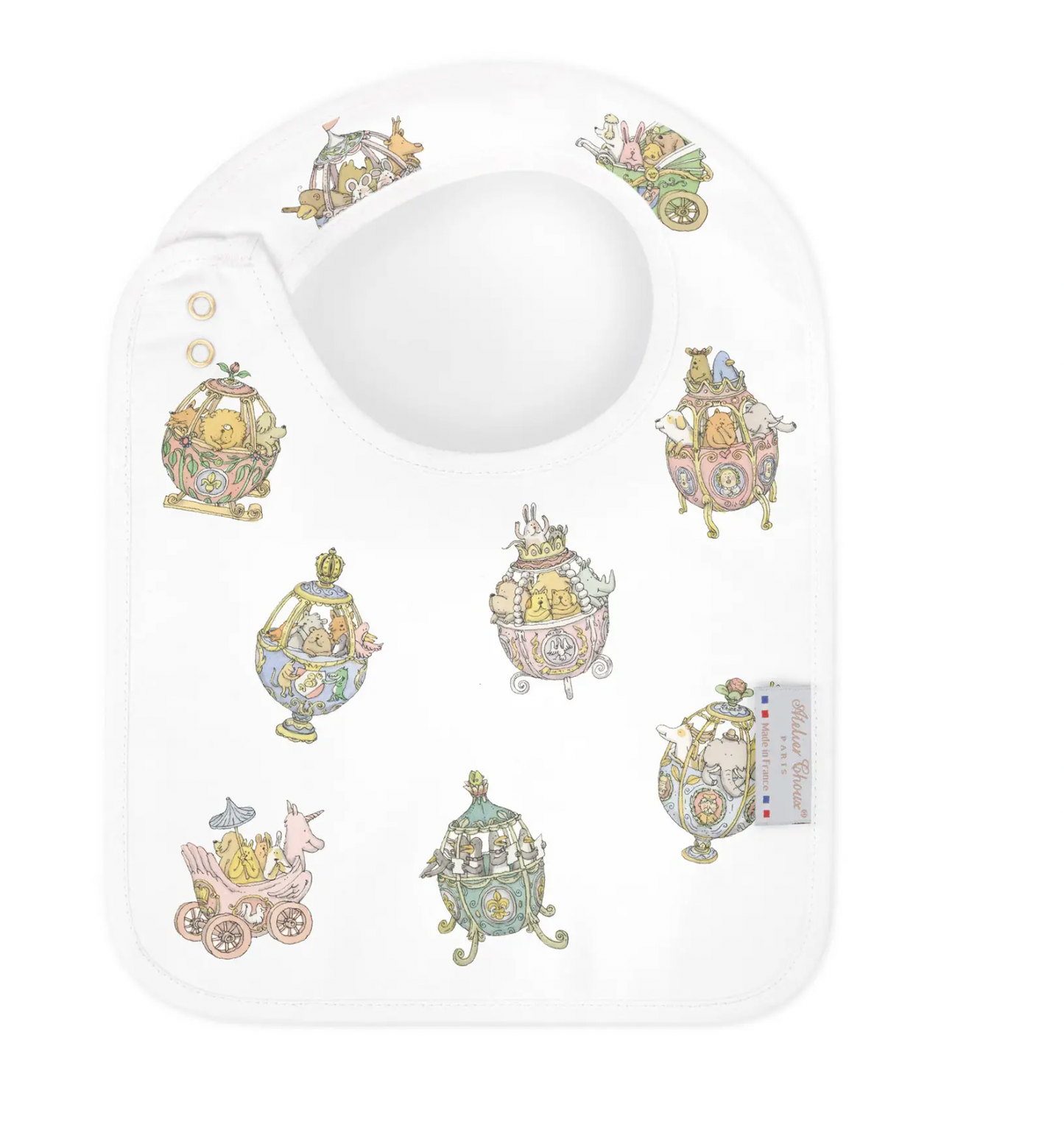 Satin bib – Ferris Wheel