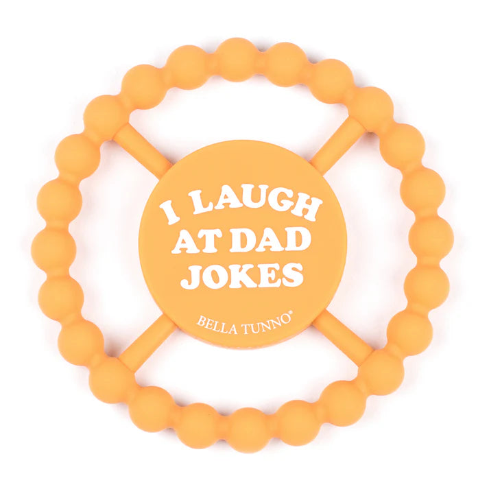 i laugh at dad jokes teether