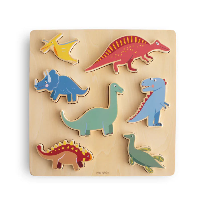 wooden dino puzzle