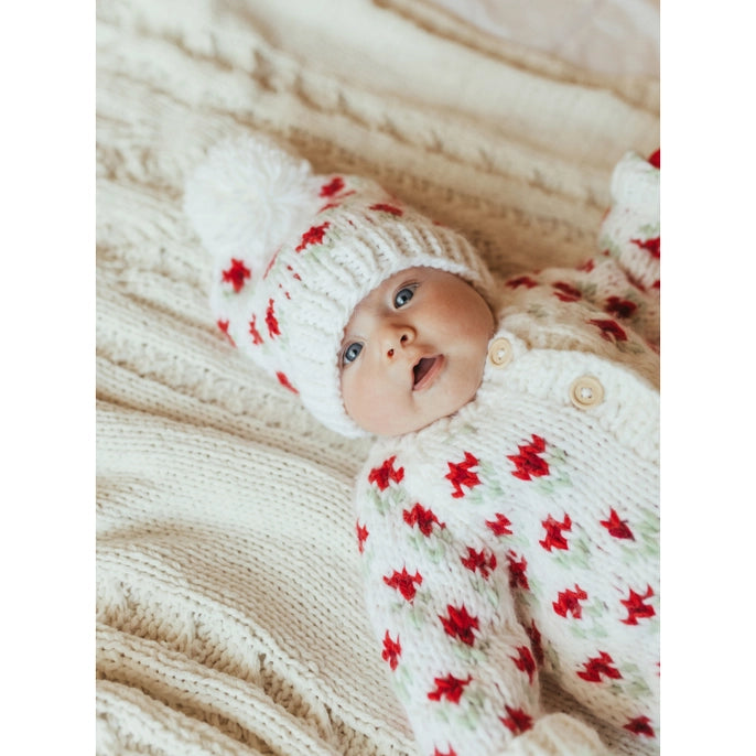 bitty blooms beanie