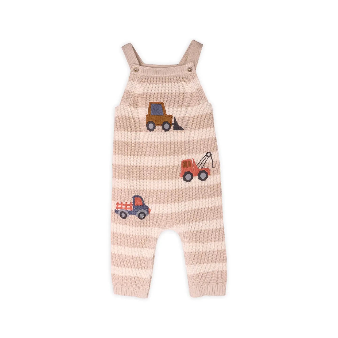 Trucks Embroidered Knit Strip Overall Set
