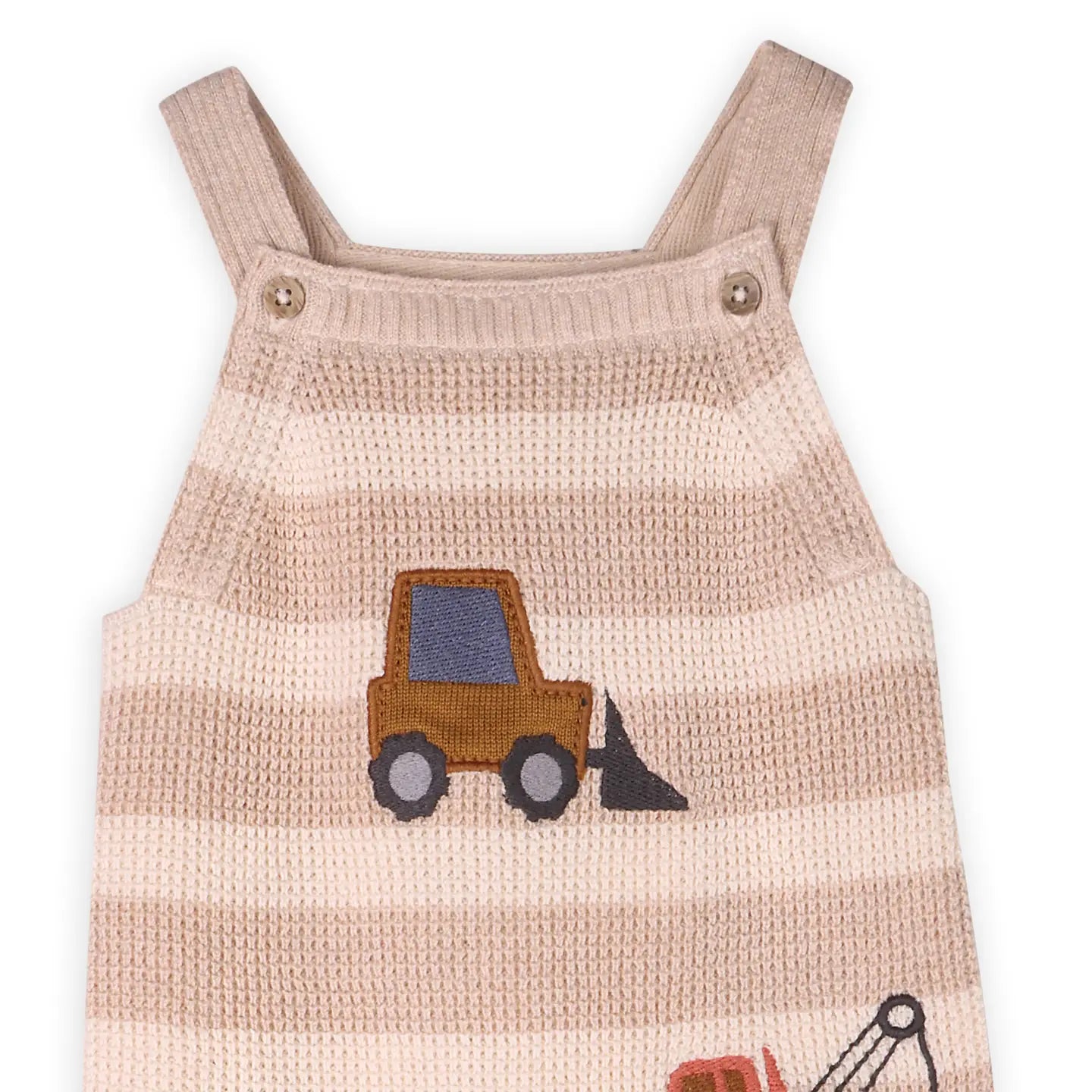 Trucks Embroidered Knit Strip Overall Set