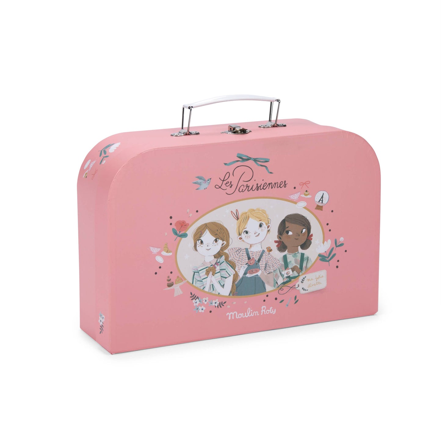 suitcase - new tea party metal set - the parisiennes