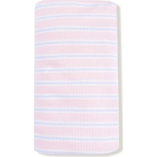 pink multi-stripe - swaddle blanket