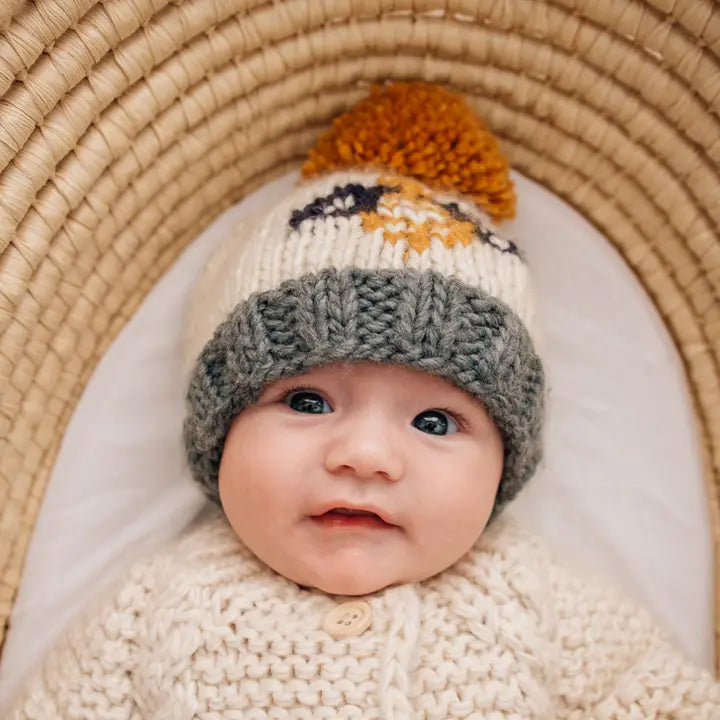 bumblebee knit beanie