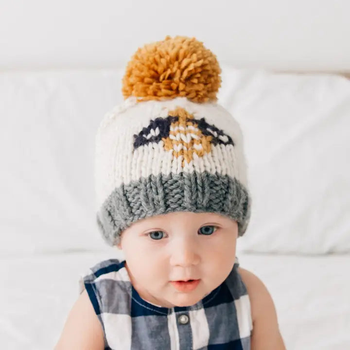 bumblebee knit beanie