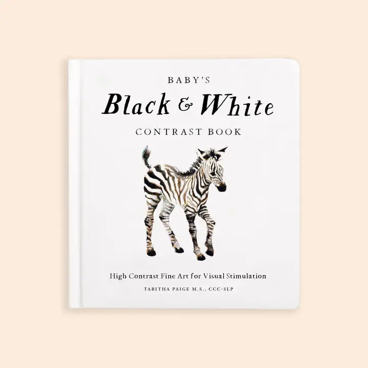 baby's black and white contrast book