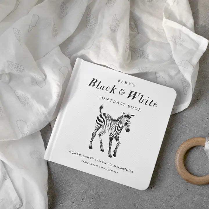 baby's black and white contrast book