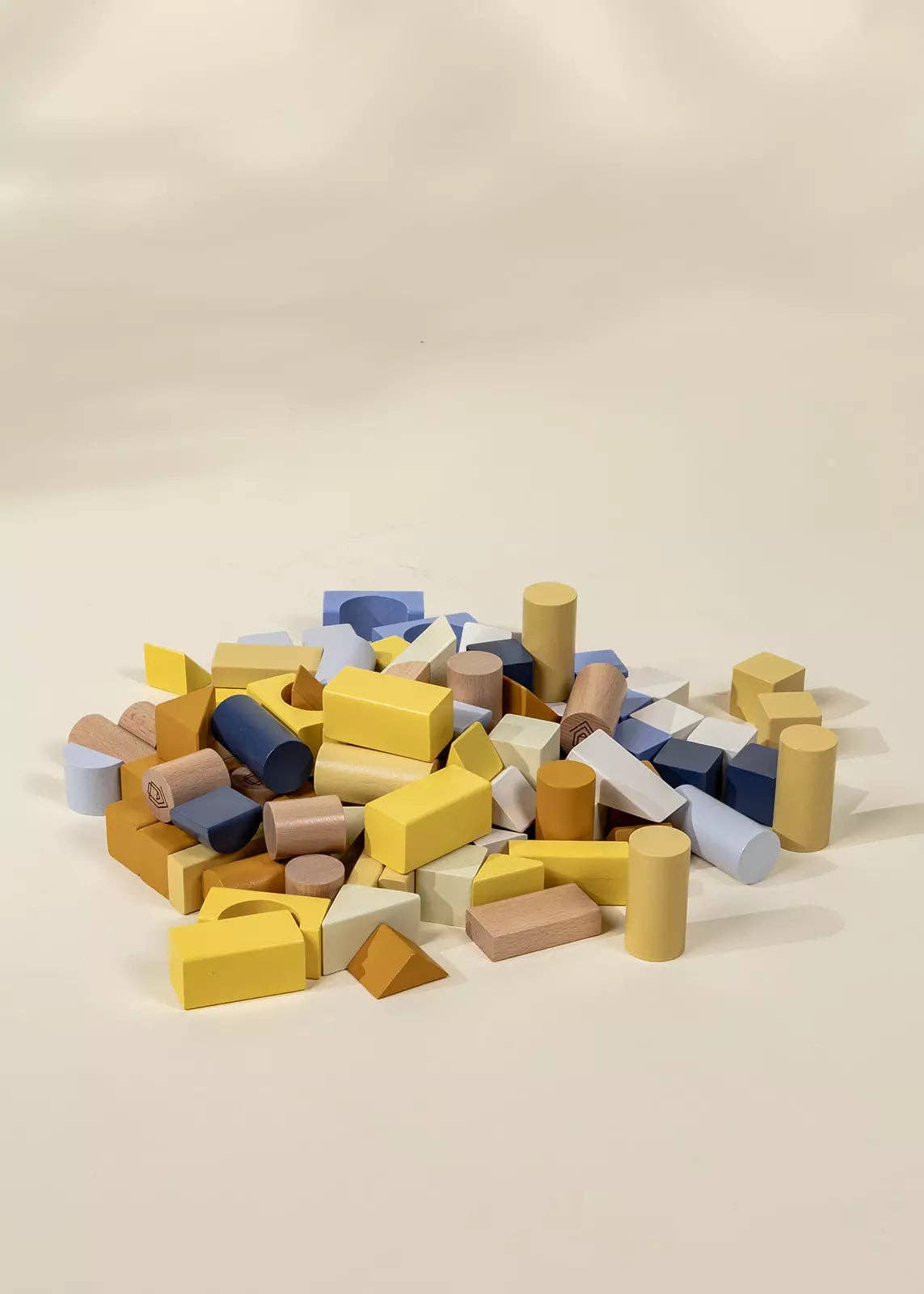 wooden construction blocks set