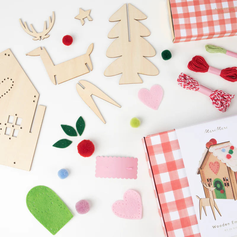 christmas embroidery kit