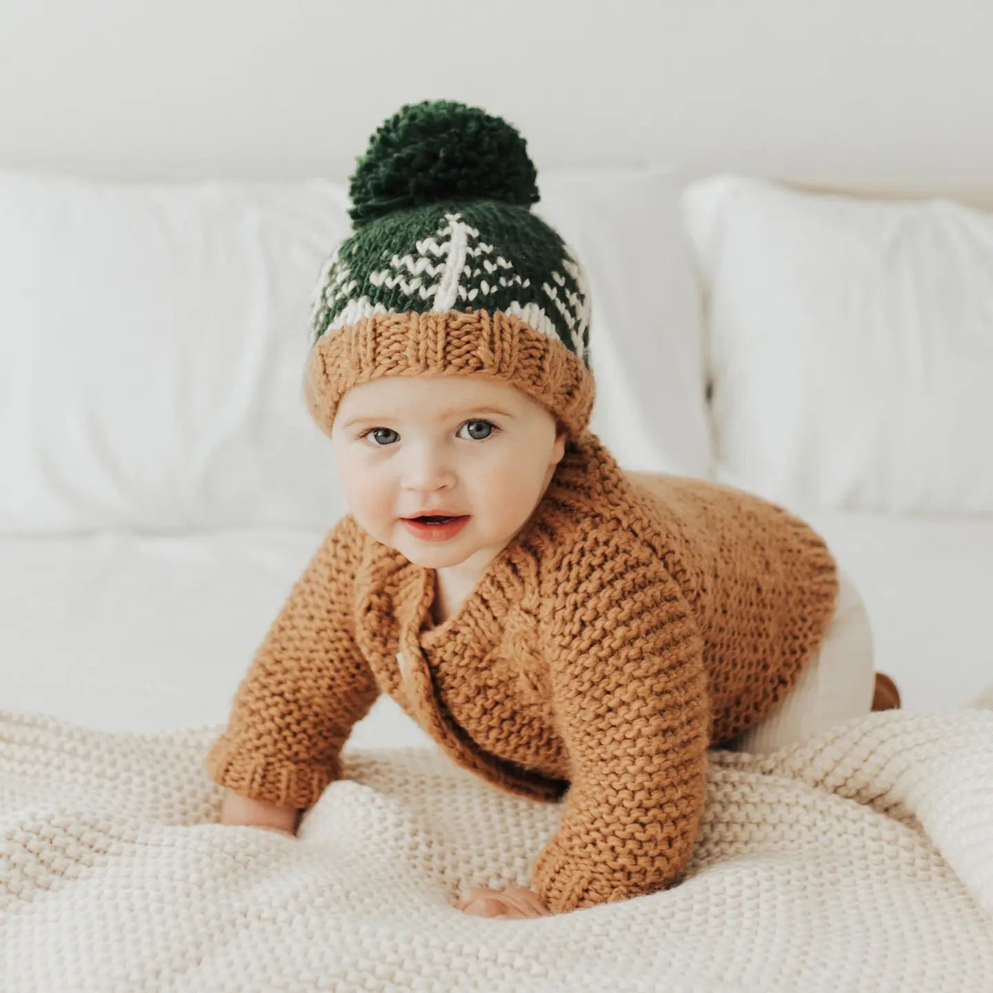 forest knit beanie