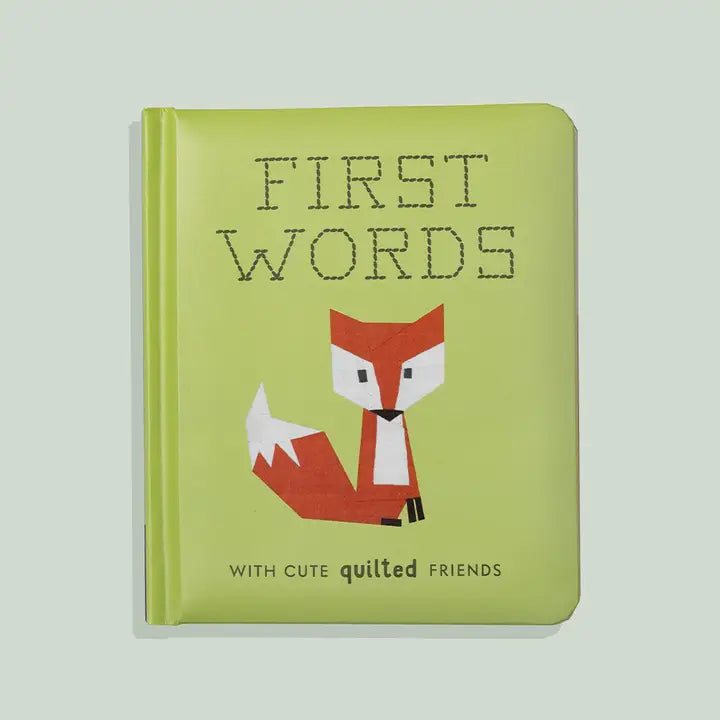 first words quilted friends - fox