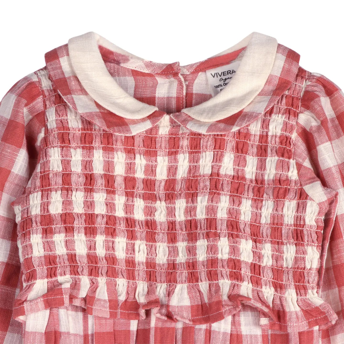 Aubrette Gingham Romper and Headband