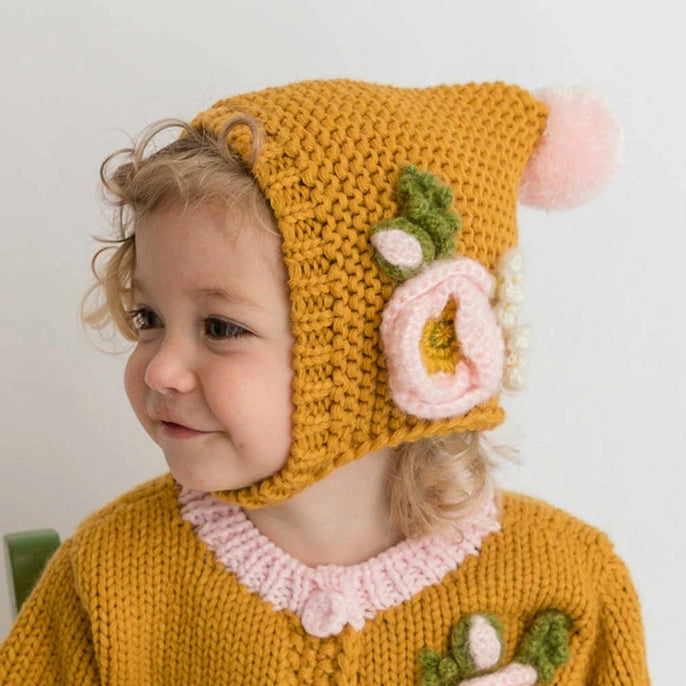 gold poppy bonnet