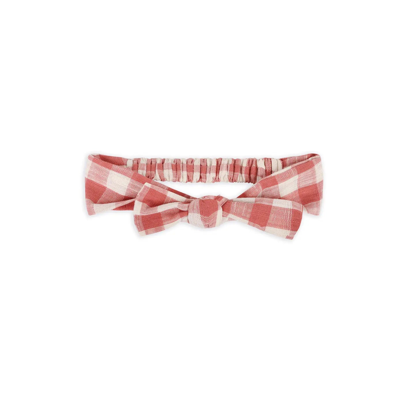 Aubrette Gingham Romper and Headband