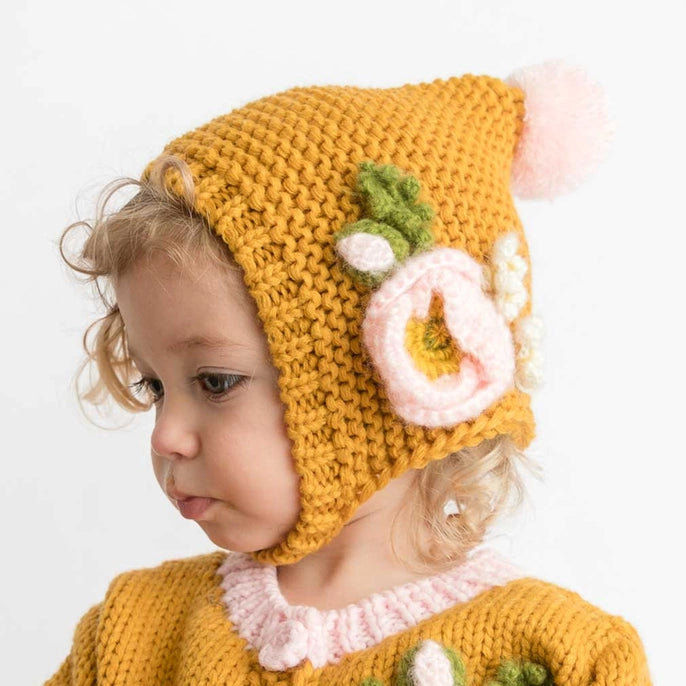 gold poppy bonnet