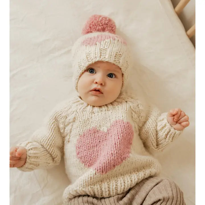 sweetheart crew neck sweater