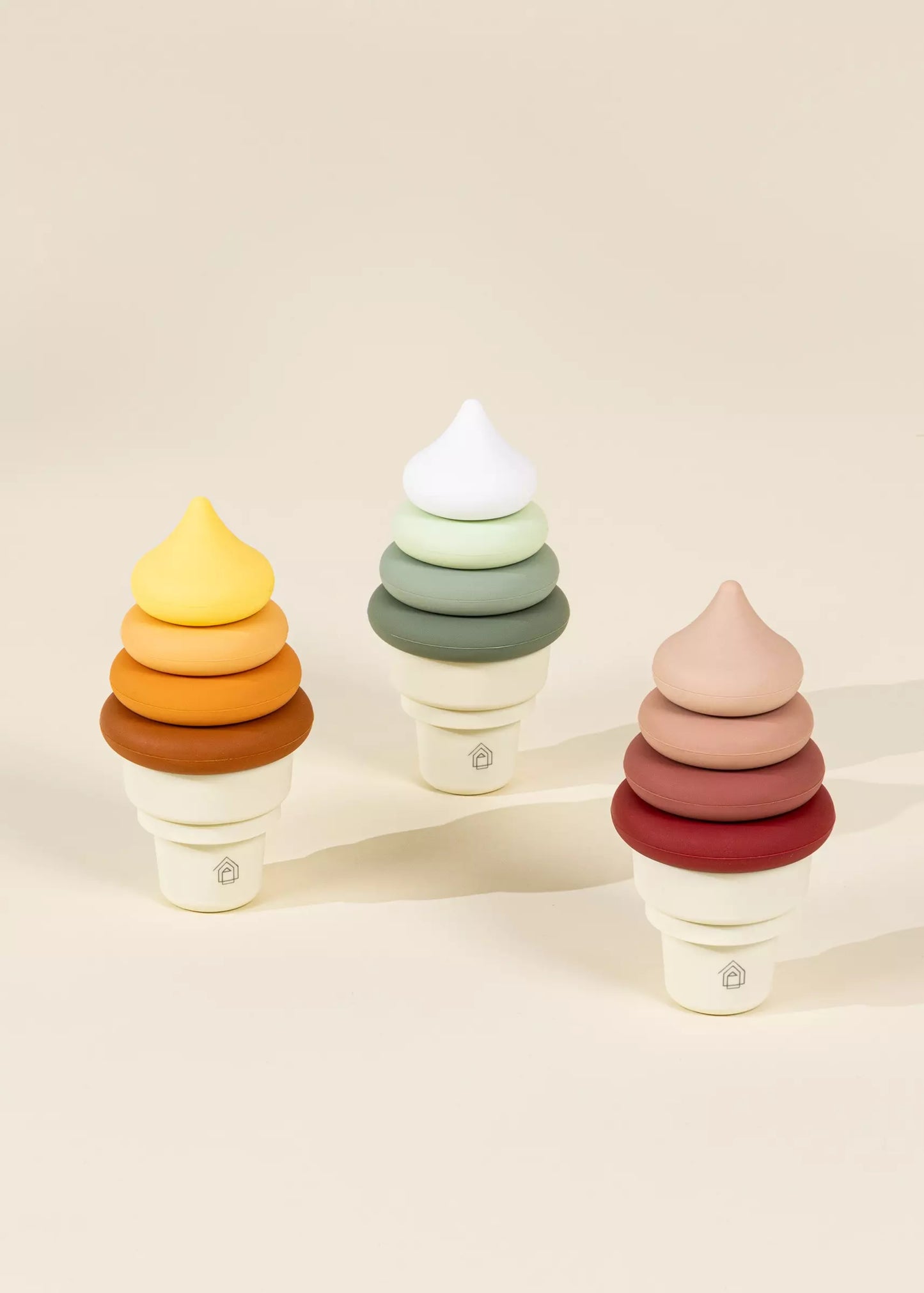 silicone stackable ice cream cones