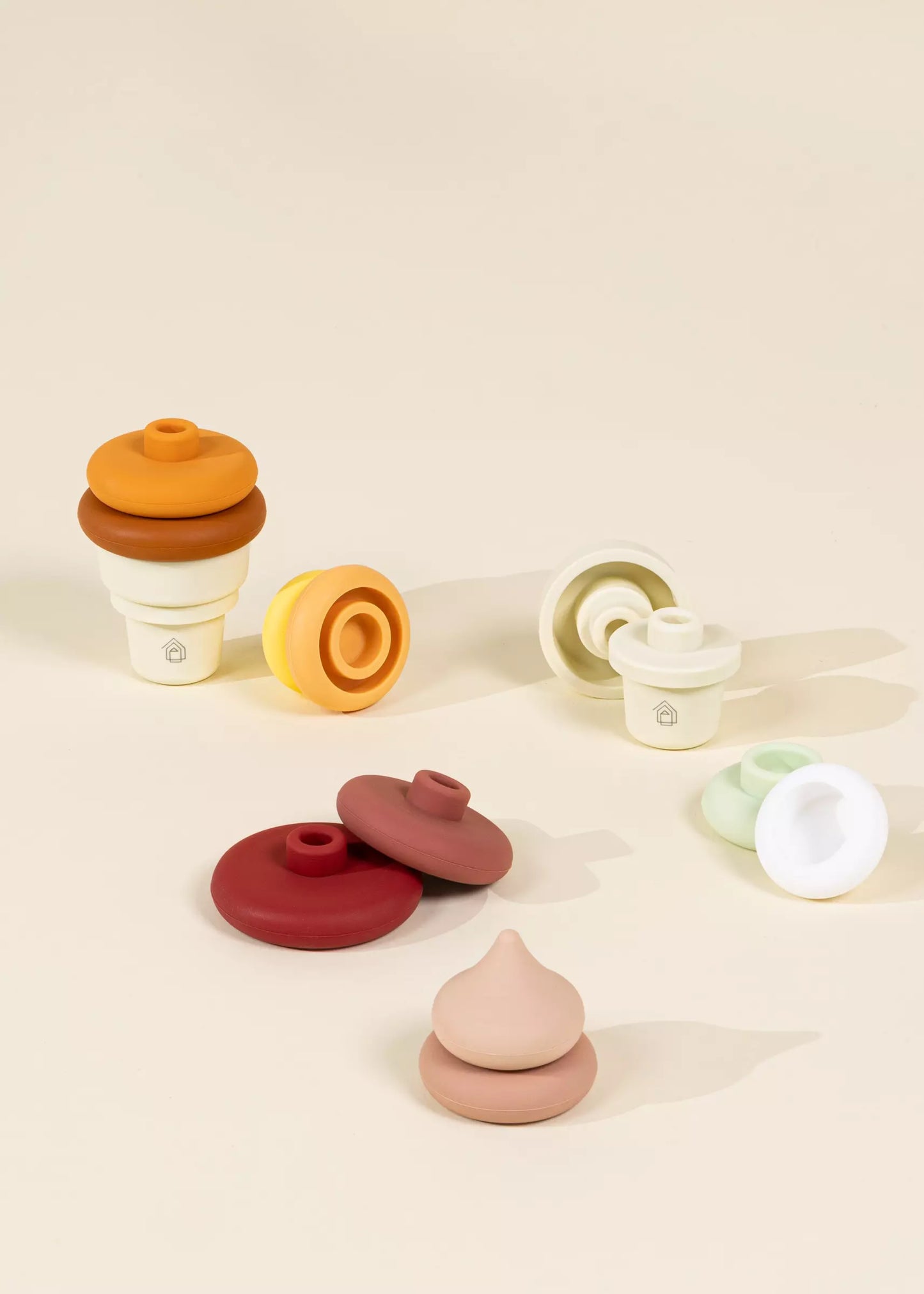 silicone stackable ice cream cones