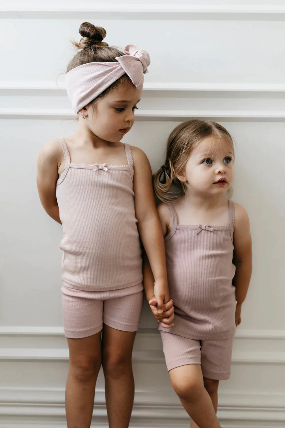 organic cotton modal elastane bike short - blossom