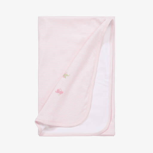 Pink Reversible Baby Blanket