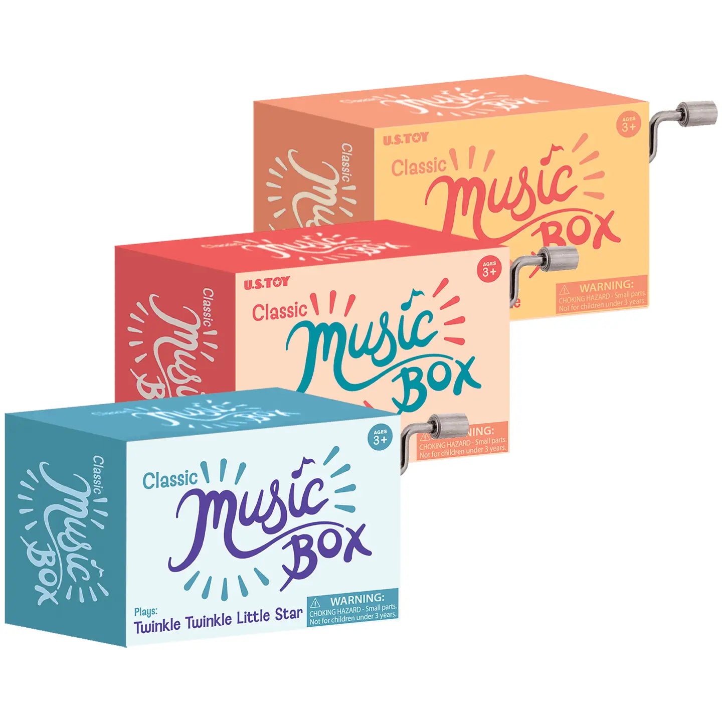 hand crank mini music box