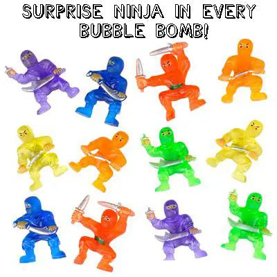 ninja surprise bath bomb - individual