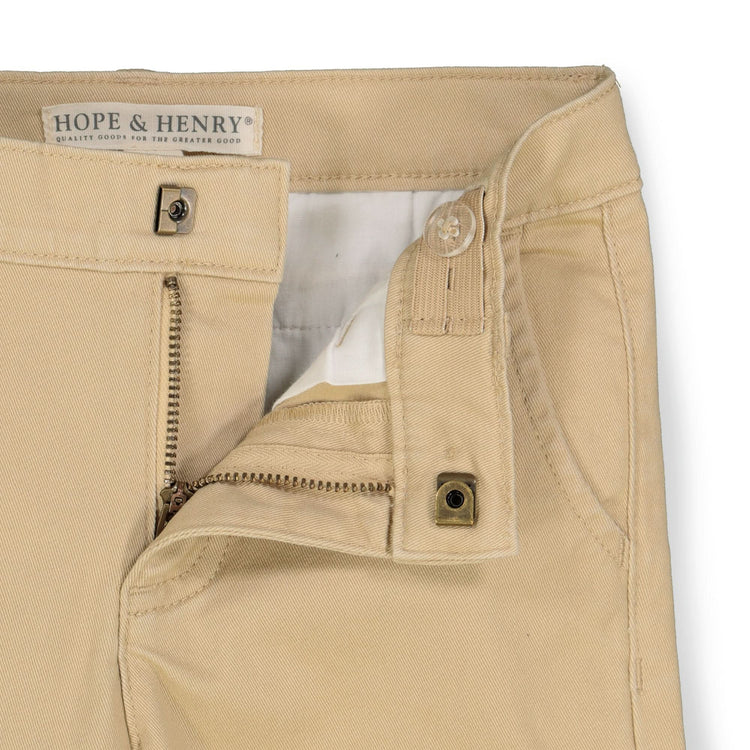 organic skinny stretch twill chino