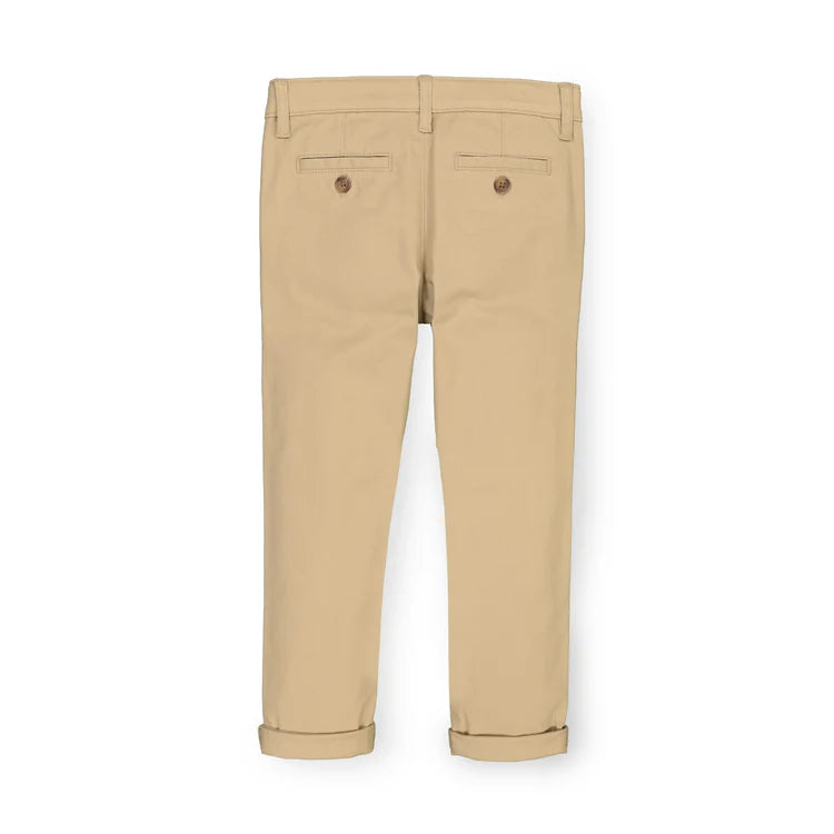 organic skinny stretch twill chino