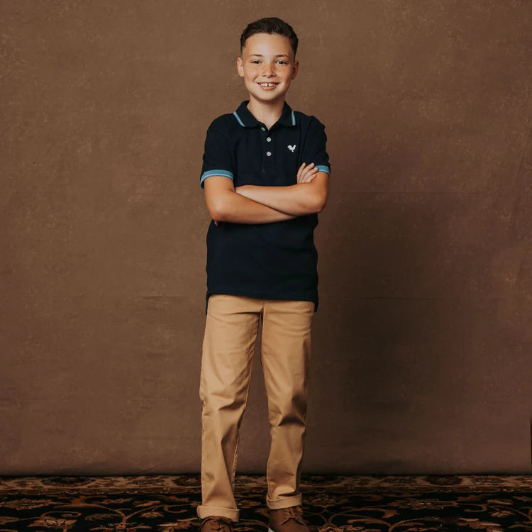 organic skinny stretch twill chino