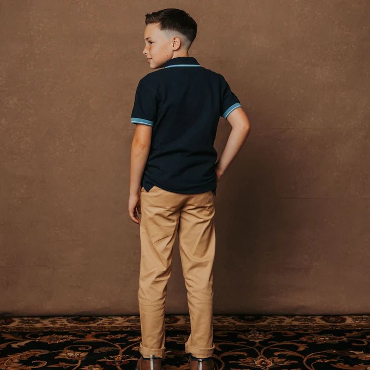organic skinny stretch twill chino