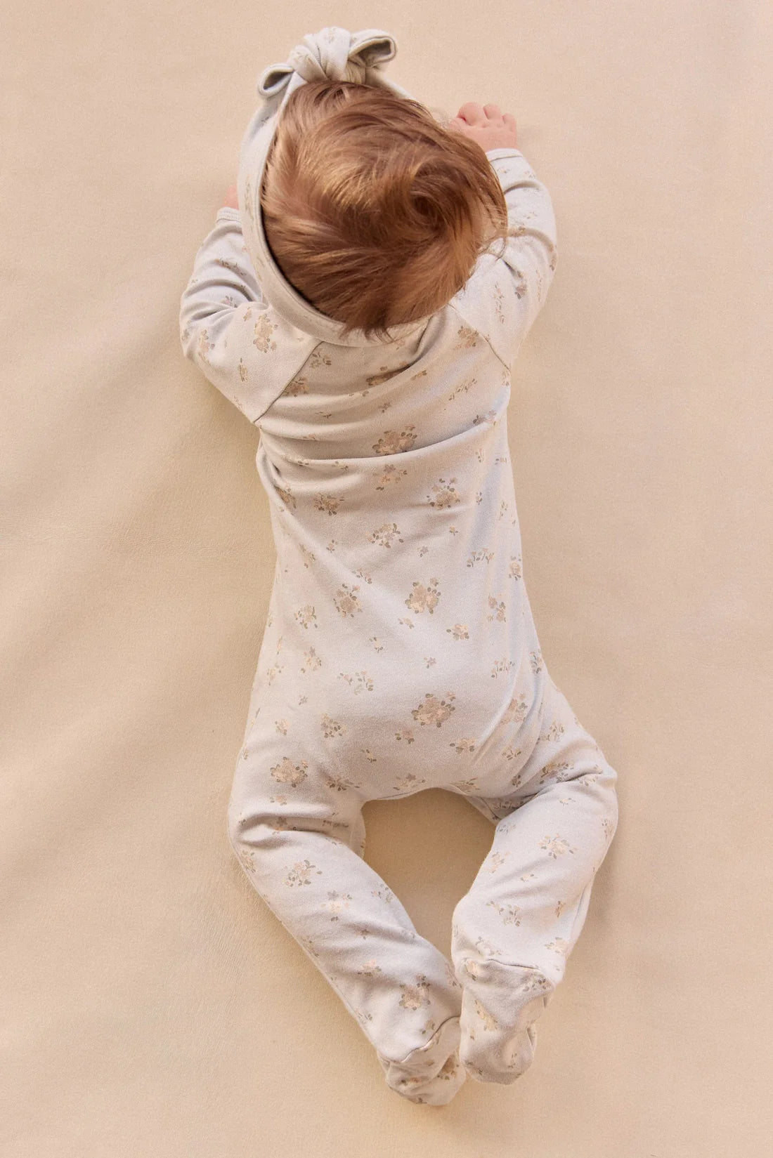 organic cotton melanie onepiece - petite fleur blue