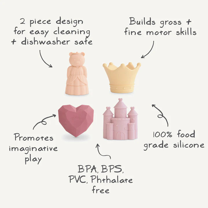 princess mold free bath play set